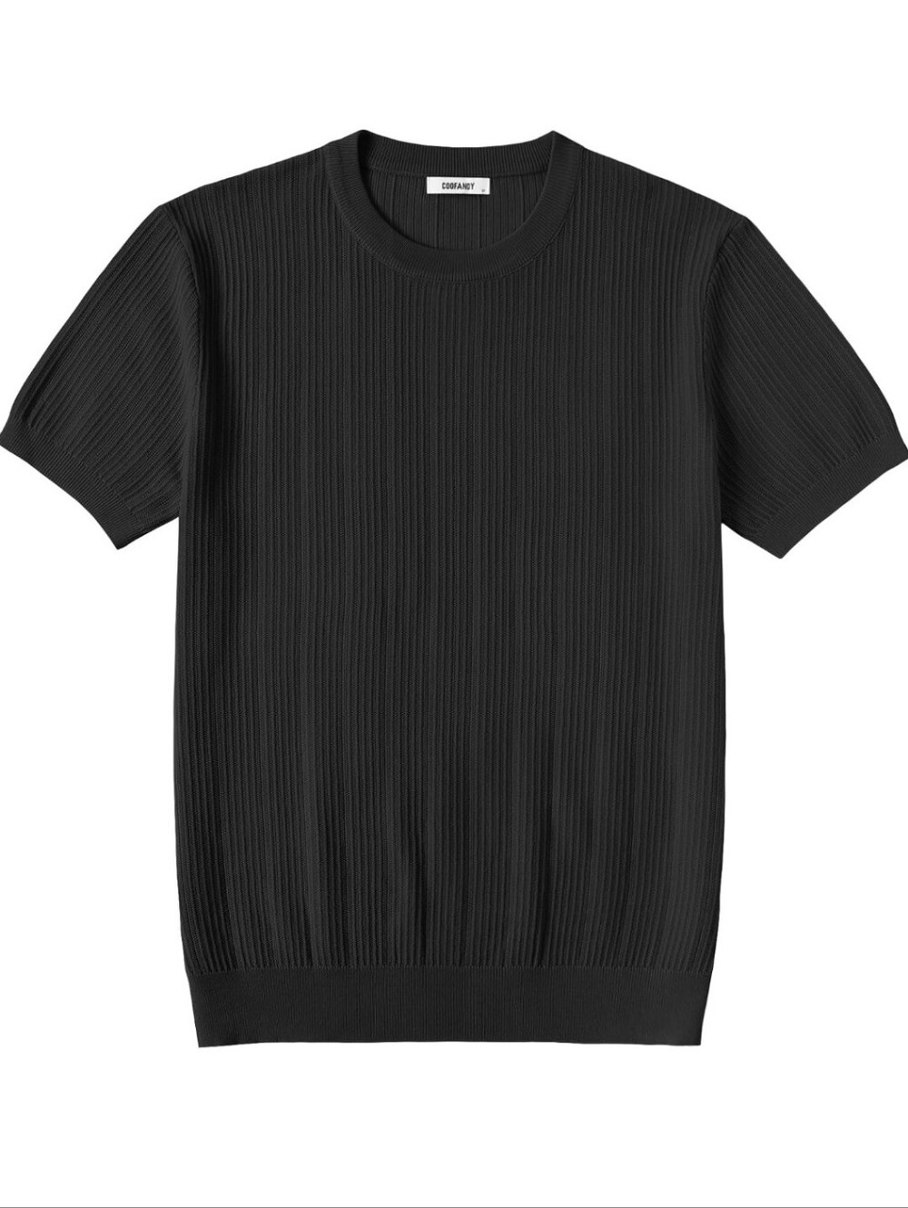 New Coofandy Mens Short Sleeve T-shirt Knit Shirt